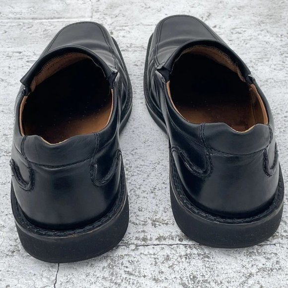 Ecco Men Shoes Black Leather Upper Slip On Loafer Size 44EU 11US main image 6